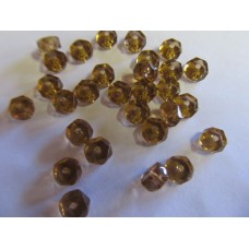 Czech Crystal Uneven Rondelle 3mm x 6mm